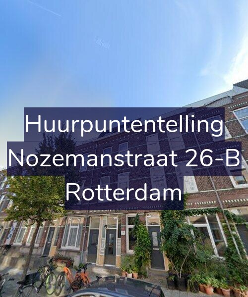 Foto gevel Huurpuntentelling voor Nozemanstraat 26-B, Rotterdam