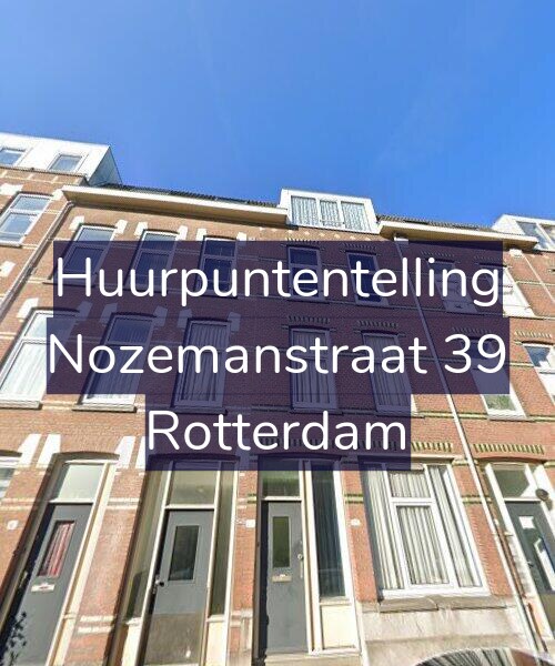 Foto gevel Huurpuntentelling voor Nozemanstraat 39, Rotterdam