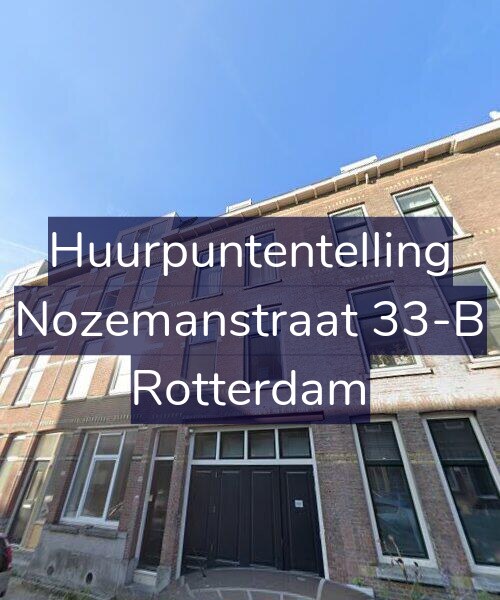 Foto gevel Huurpuntentelling voor Nozemanstraat 33-B, Rotterdam