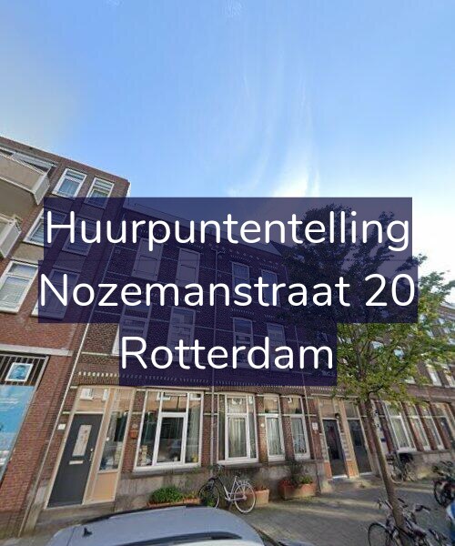 Foto gevel Huurpuntentelling voor Nozemanstraat 20, Rotterdam