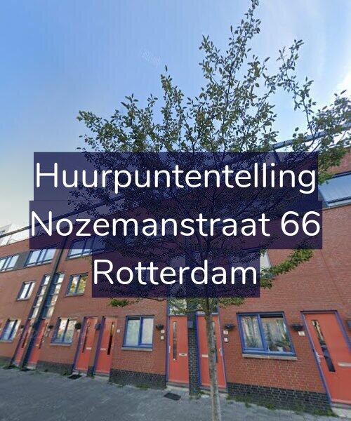 Foto gevel Huurpuntentelling voor Nozemanstraat 66, Rotterdam