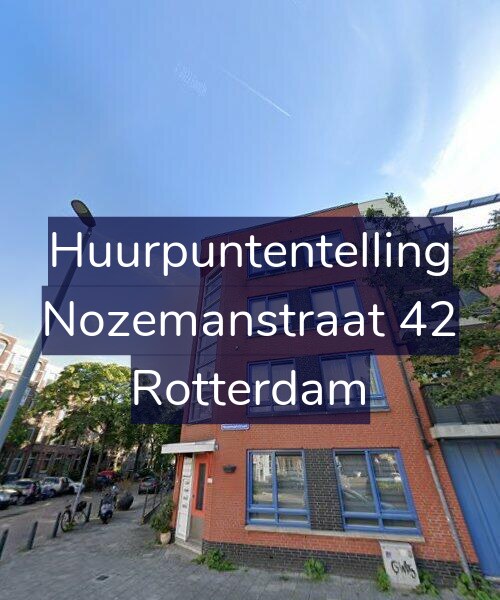 Foto gevel Huurpuntentelling voor Nozemanstraat 42, Rotterdam