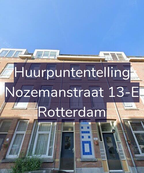 Foto gevel Huurpuntentelling voor Nozemanstraat 13-E, Rotterdam