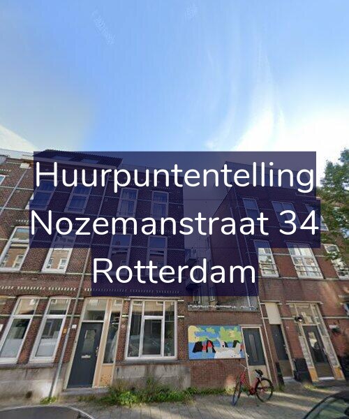 Foto gevel Huurpuntentelling voor Nozemanstraat 34, Rotterdam