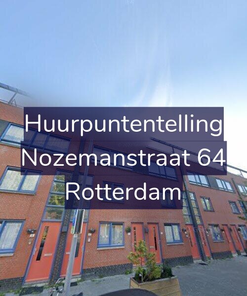 Foto gevel Huurpuntentelling voor Nozemanstraat 64, Rotterdam