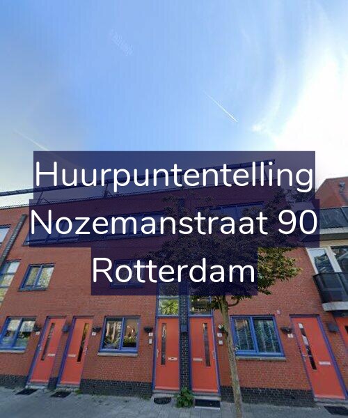 Foto gevel Huurpuntentelling voor Nozemanstraat 90, Rotterdam