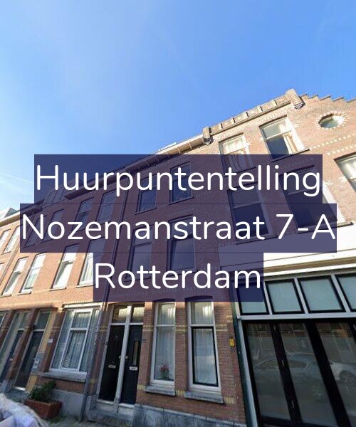 Foto gevel Huurpuntentelling voor Nozemanstraat 7-A, Rotterdam