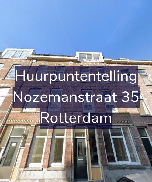 Foto gevel Huurpuntentelling voor Nozemanstraat 35, Rotterdam