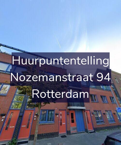 Foto gevel Huurpuntentelling voor Nozemanstraat 94, Rotterdam