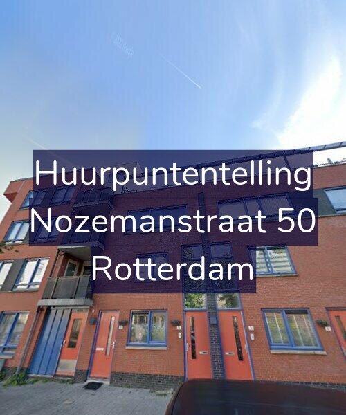Foto gevel Huurpuntentelling voor Nozemanstraat 50, Rotterdam