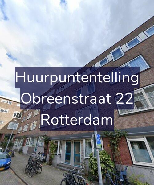 Foto gevel Huurpuntentelling voor Obreenstraat 22, Rotterdam