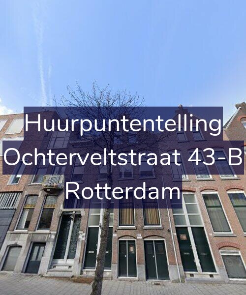 Foto gevel Huurpuntentelling voor Ochterveltstraat 43-B, Rotterdam