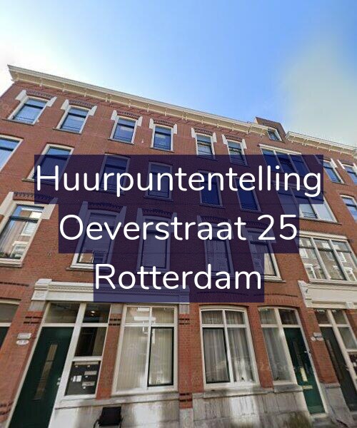 Foto gevel Huurpuntentelling voor Oeverstraat 25, Rotterdam