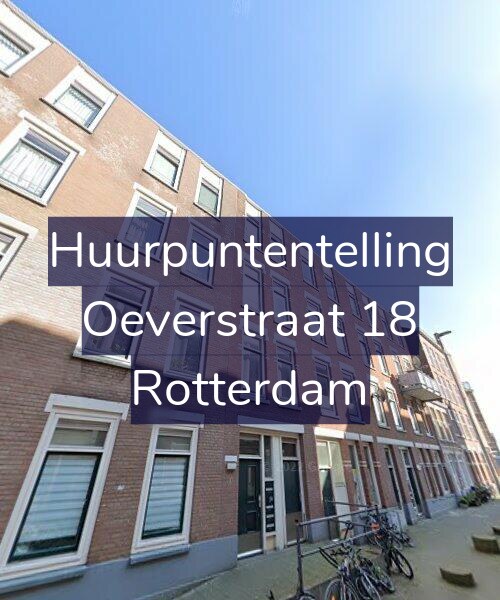 Foto gevel Huurpuntentelling voor Oeverstraat 18, Rotterdam