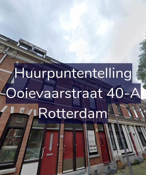 Foto gevel Huurpuntentelling voor Ooievaarstraat 40-A, Rotterdam