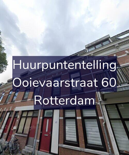 Foto gevel Huurpuntentelling voor Ooievaarstraat 60, Rotterdam