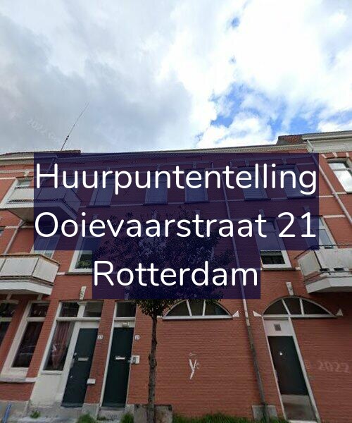 Foto gevel Huurpuntentelling voor Ooievaarstraat 21, Rotterdam