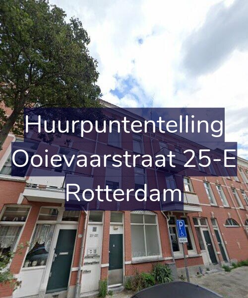 Foto gevel Huurpuntentelling voor Ooievaarstraat 25-E, Rotterdam