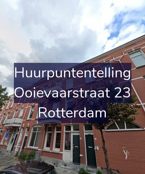Foto gevel Huurpuntentelling voor Ooievaarstraat 23, Rotterdam