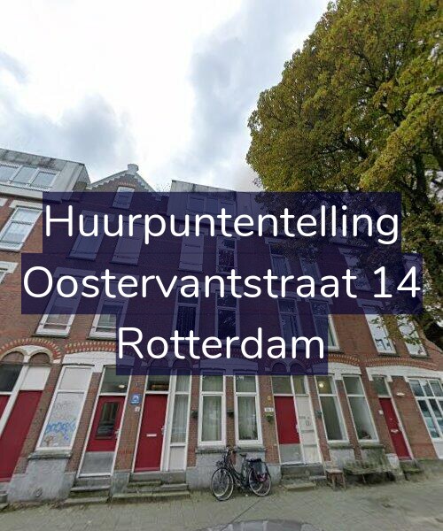 Foto gevel Huurpuntentelling voor Oostervantstraat 14, Rotterdam