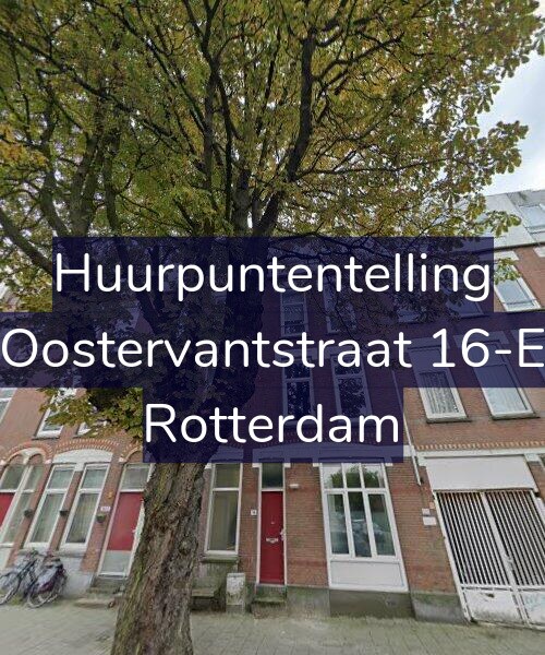 Foto gevel Huurpuntentelling voor Oostervantstraat 16-E, Rotterdam