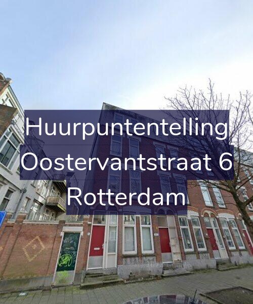 Foto gevel Huurpuntentelling voor Oostervantstraat 6, Rotterdam