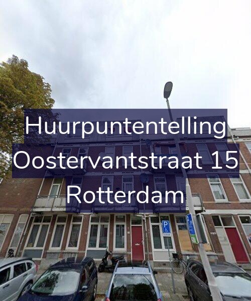 Foto gevel Huurpuntentelling voor Oostervantstraat 15, Rotterdam