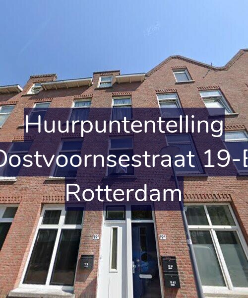 Foto gevel Huurpuntentelling voor Oostvoornsestraat 19-B, Rotterdam