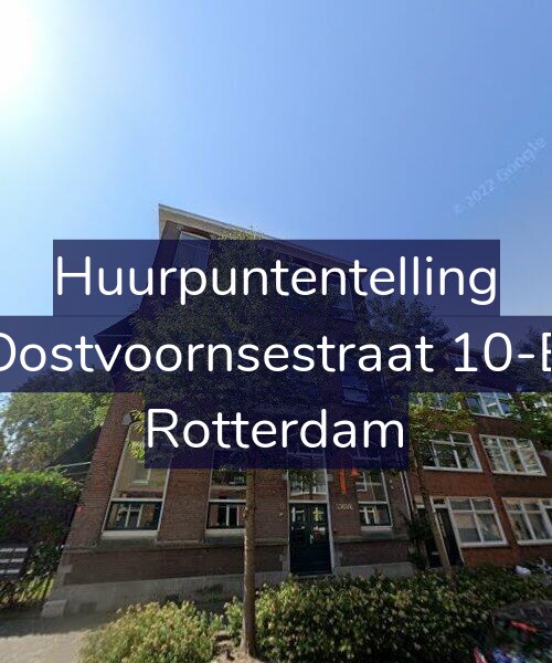 Foto gevel Huurpuntentelling voor Oostvoornsestraat 10-B, Rotterdam