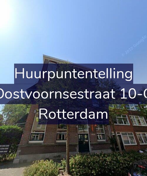 Foto gevel Huurpuntentelling voor Oostvoornsestraat 10-G, Rotterdam