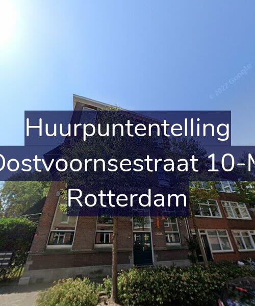 Foto gevel Huurpuntentelling voor Oostvoornsestraat 10-M, Rotterdam