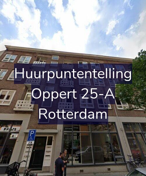 Foto gevel Huurpuntentelling voor Oppert 25-A, Rotterdam