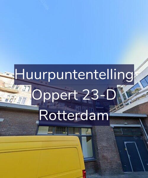 Foto gevel Huurpuntentelling voor Oppert 23-D, Rotterdam