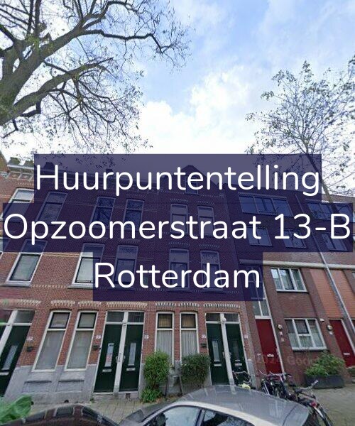 Foto gevel Huurpuntentelling voor Opzoomerstraat 13-B, Rotterdam