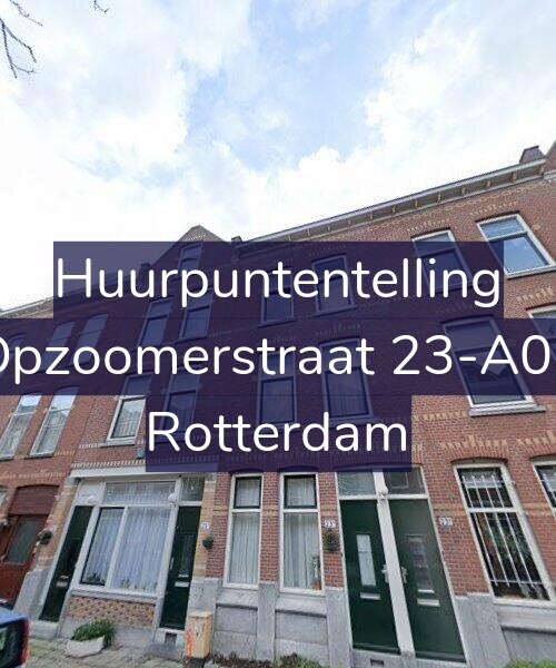 Foto gevel Huurpuntentelling voor Opzoomerstraat 23-A02, Rotterdam