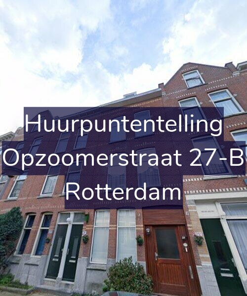 Foto gevel Huurpuntentelling voor Opzoomerstraat 27-B, Rotterdam
