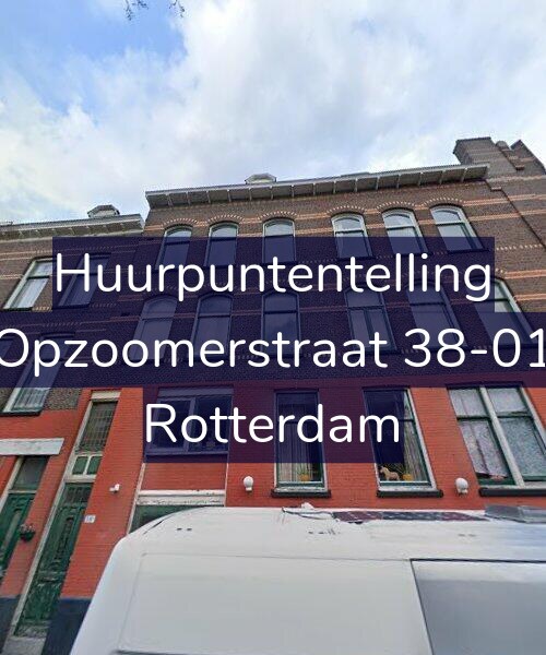 Foto gevel Huurpuntentelling voor Opzoomerstraat 38-01, Rotterdam