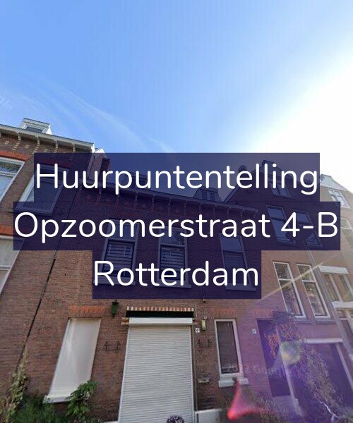 Foto gevel Huurpuntentelling voor Opzoomerstraat 4-B, Rotterdam