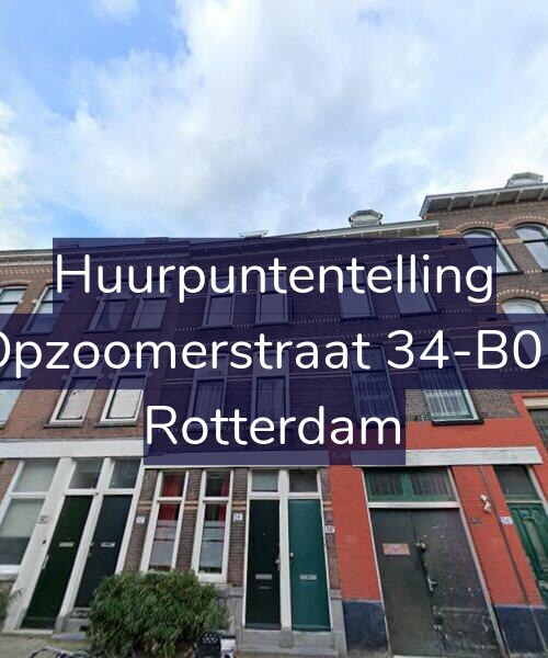 Foto gevel Huurpuntentelling voor Opzoomerstraat 34-B01, Rotterdam