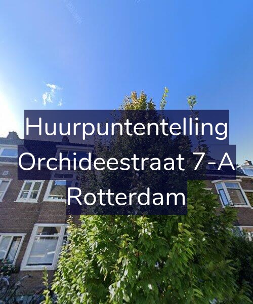Foto gevel Huurpuntentelling voor Orchideestraat 7-A, Rotterdam
