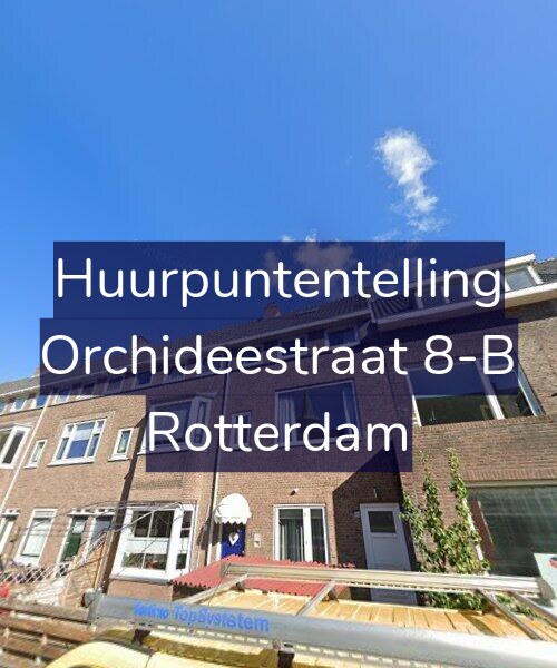 Foto gevel Huurpuntentelling voor Orchideestraat 8-B, Rotterdam