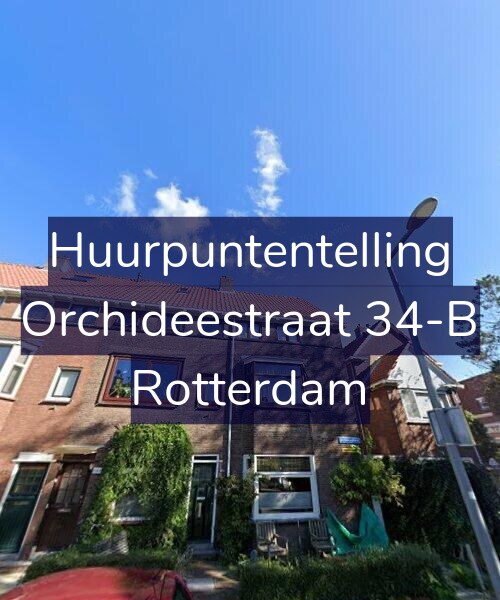 Foto gevel Huurpuntentelling voor Orchideestraat 34-B, Rotterdam
