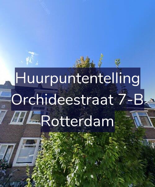 Foto gevel Huurpuntentelling voor Orchideestraat 7-B, Rotterdam