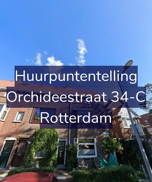 Foto gevel Huurpuntentelling voor Orchideestraat 34-C, Rotterdam