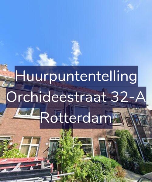 Foto gevel Huurpuntentelling voor Orchideestraat 32-A, Rotterdam