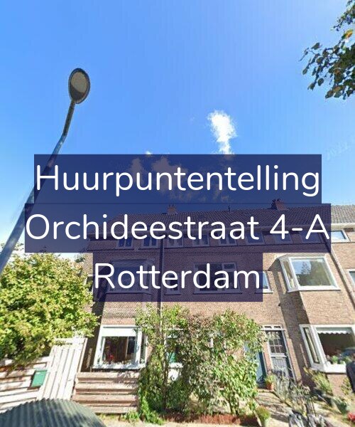 Foto gevel Huurpuntentelling voor Orchideestraat 4-A, Rotterdam