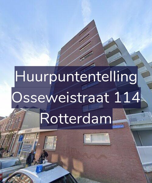 Foto gevel Huurpuntentelling voor Osseweistraat 114, Rotterdam