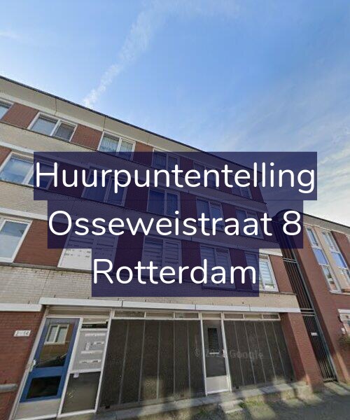 Foto gevel Huurpuntentelling voor Osseweistraat 8, Rotterdam
