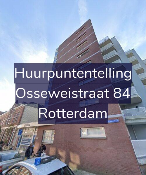 Foto gevel Huurpuntentelling voor Osseweistraat 84, Rotterdam