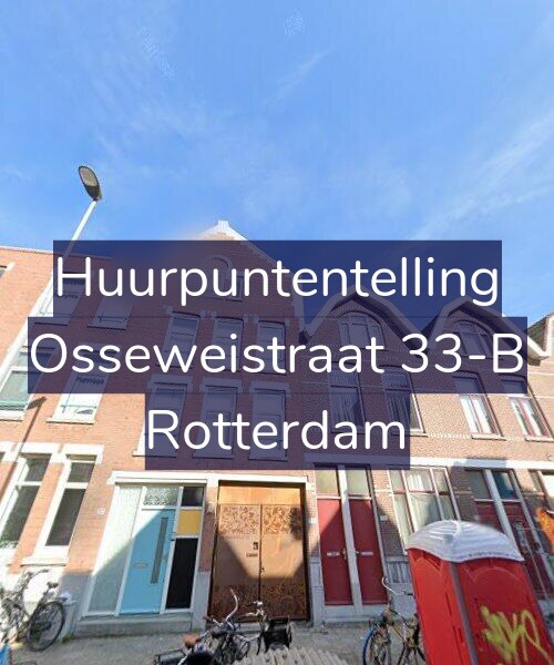 Foto gevel Huurpuntentelling voor Osseweistraat 33-B, Rotterdam